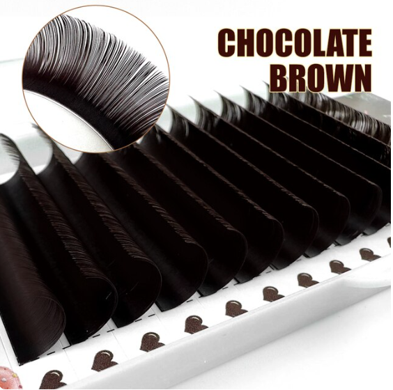 Dark Brown Eyelash Extensions
