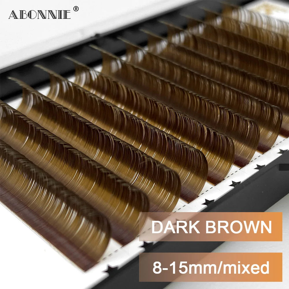 Dark Brown Eyelash Extensions