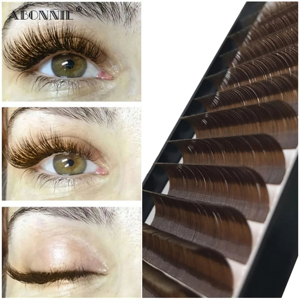 Dark Brown Eyelash Extensions