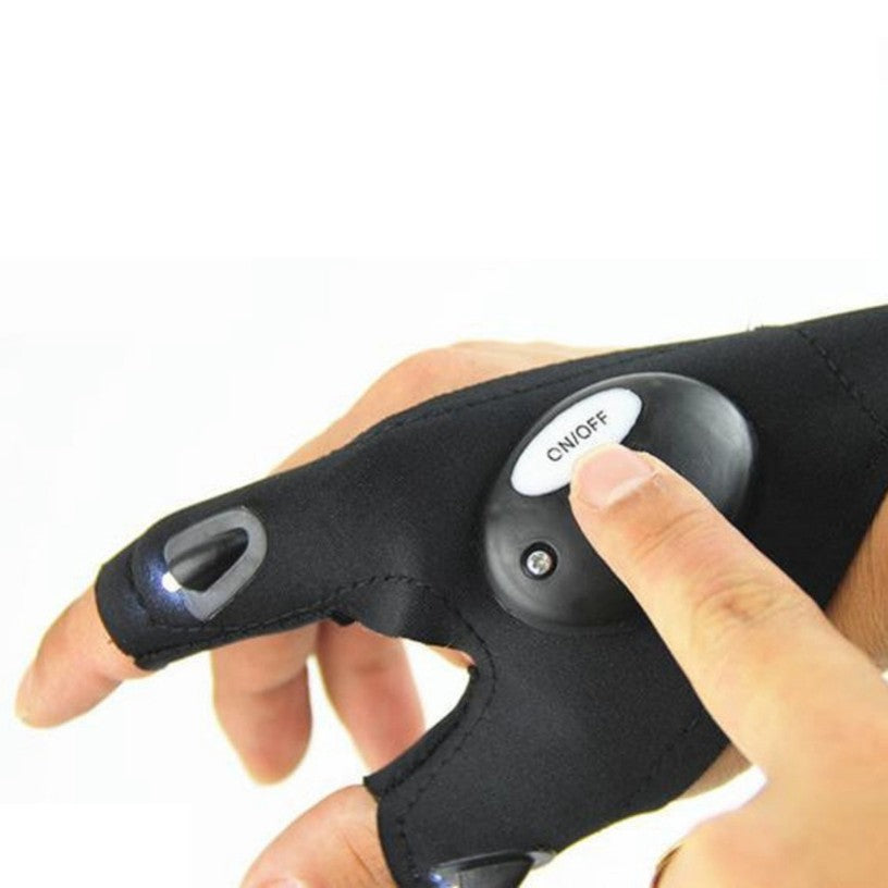 Night Fishing Glove With LED Light Rescue Tools Outdoor Gear