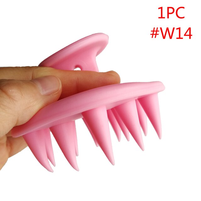 Manual Head Scalp Care Massage Shampoo Hair Comb Slimming Cleaning Brush Shower Bath Exfoliate Remove Dandruff Promote Hair Grow