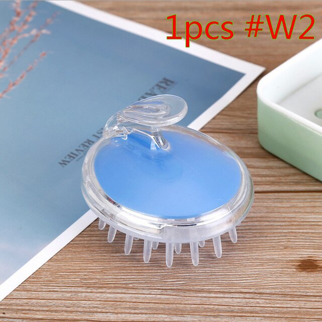 Manual Head Scalp Care Massage Shampoo Hair Comb Slimming Cleaning Brush Shower Bath Exfoliate Remove Dandruff Promote Hair Grow